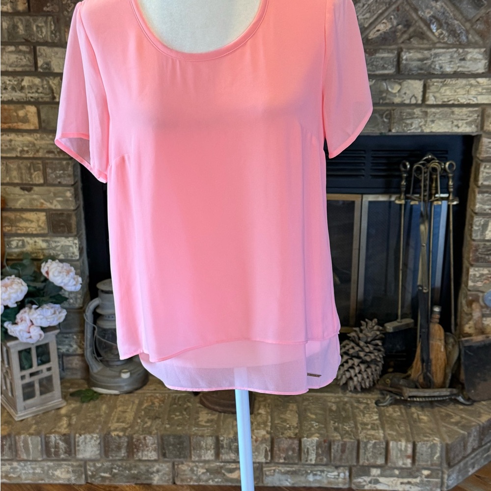 Michael Kors Light Pink Layered Blouse